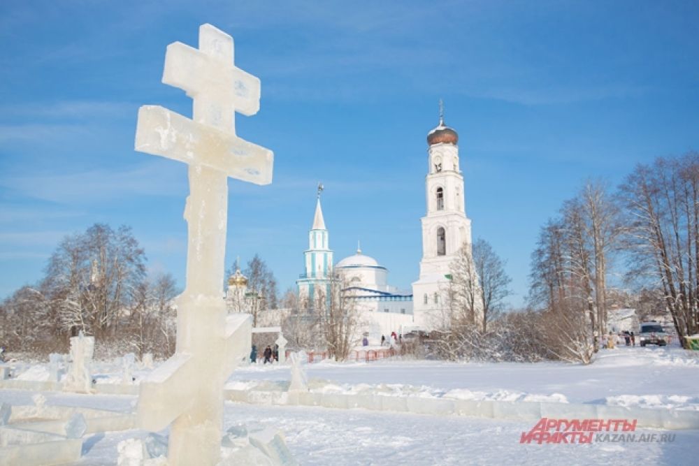 иордань на озере Раифского Богородицкого мужского монастыря