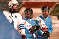 Сомалийские хоккеисты на открытии Чемпионата мира по бенди в Иркутске.
