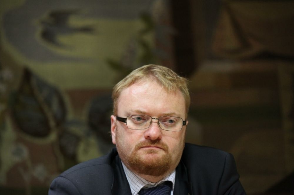 Милонову сегодня достаточно оставить сообщение в Twitter, чтобы разволновать медийное пространство