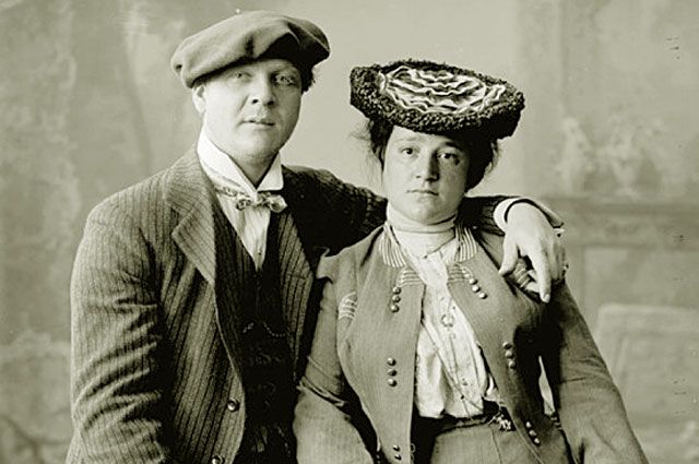 Федор Шаляпин и Иола Торнаги. 1890 – 1900 годы.