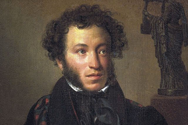 Александр Пушкин, портрет работы О. А. Кипренского. 1827 год.