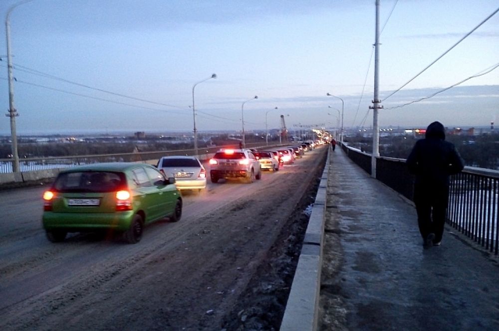 Ворошиловский мост. Февраль 2014 г.