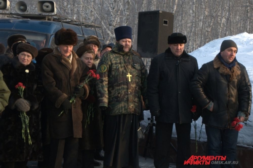 Омичи почтили память воинов, погибших в Афганистане.