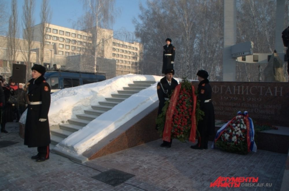 Омичи почтили память воинов, погибших в Афганистане.