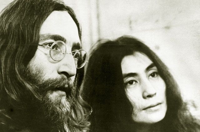 Джон Ленон и Йоко Оно, 1969 год.