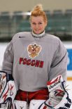 Одна из самых очаровательных российских спортсменок - вратарь женской хоккейной сборной Анна Пругова.