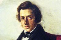 Фрагмент портрета Фредерика Шопена 1835 года. Художник Maria Wodzińska.