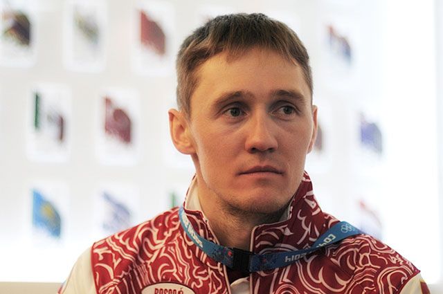 Лыжник Никита Крюков.
