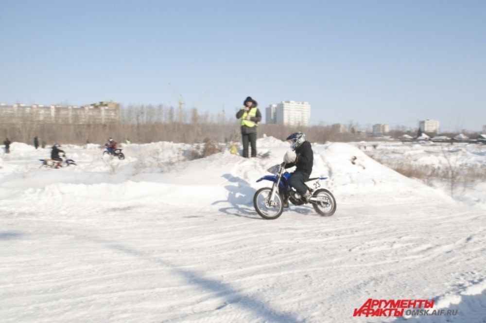 Мотокросс состоялся в Омске.