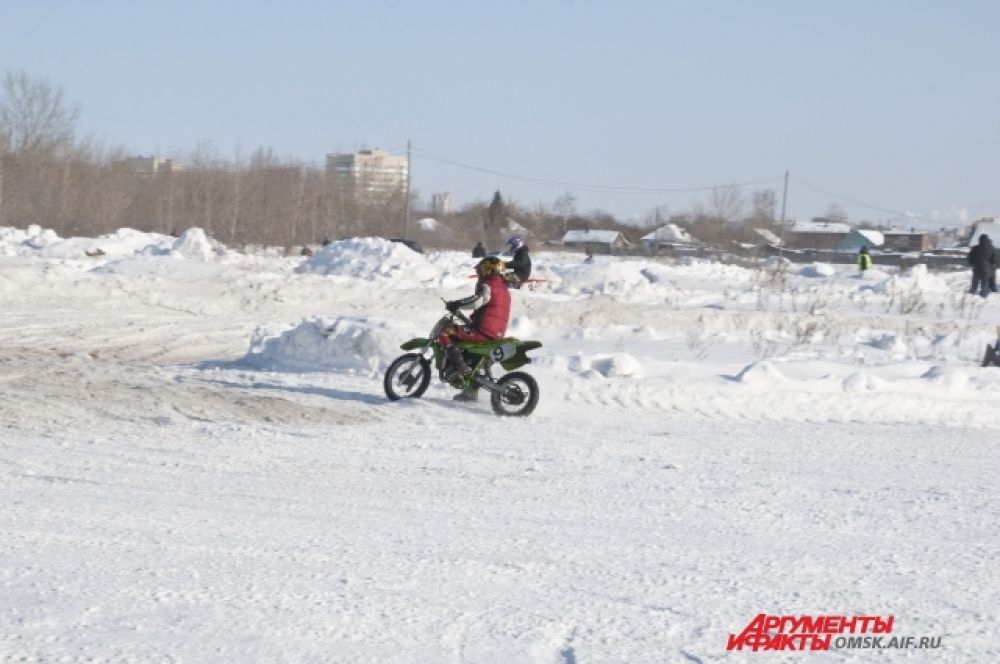 Мотокросс состоялся в Омске.