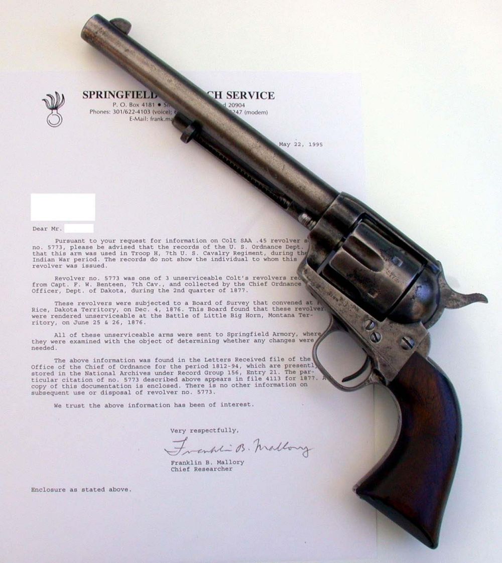 В 1873 году компания Colt выпустила свой самый знаменитый револьвер, легенду «Дикого Запада» - Colt Single Action Army, также известный как Peacemaker («Миротворец» - англ.), поскольку считалось, что «там, где он использовался, быстро возникал мир». Выпускался под патроны более чем 30 калибров с различной длиной ствола. В неизменном виде производится до сих пор.