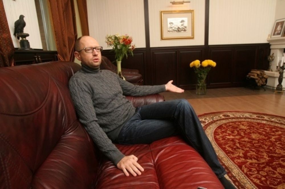 В интерьере дома Арсения Яценюка нет позолоты и статуй