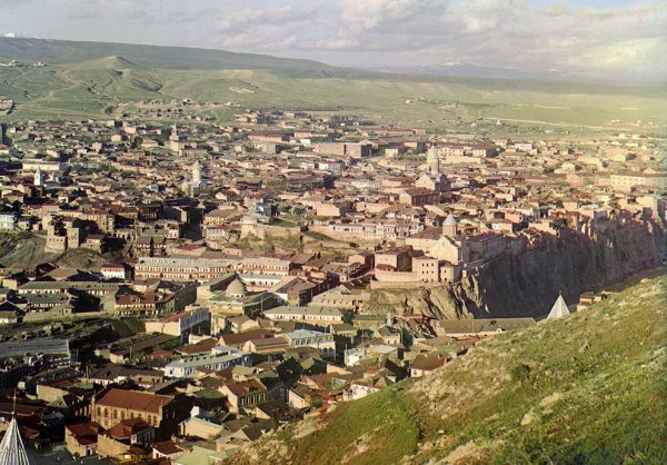 Вид на Тбилиси, 1910 год.