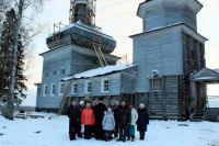 Богоявленский храм в д.Поле Онежского района.