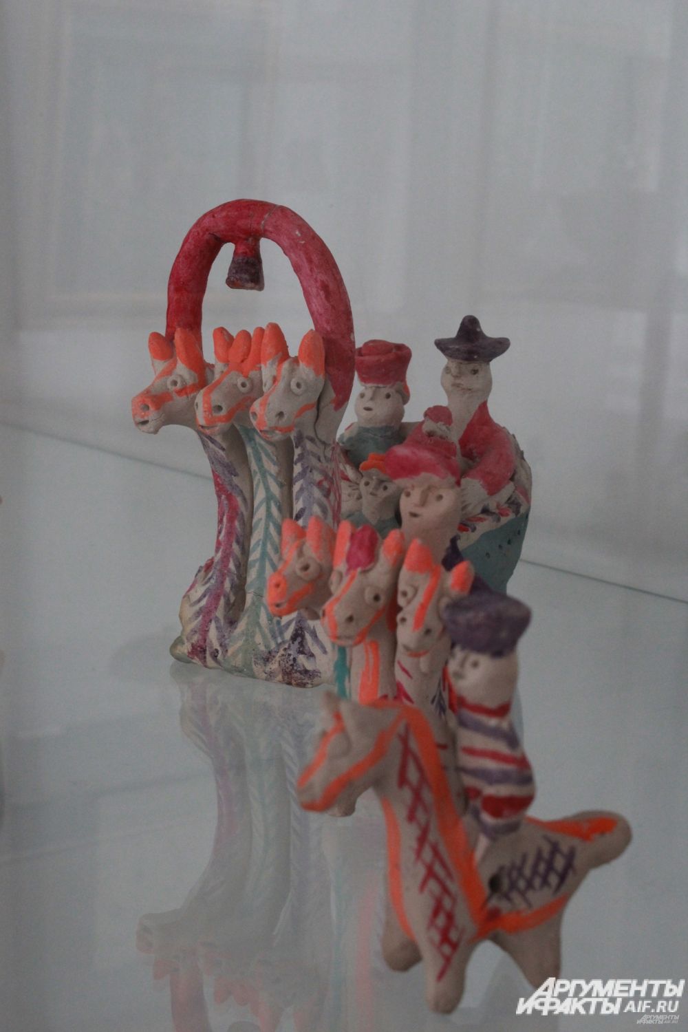 Добровская игрушка, Липецкая область, 20-й век, глина.