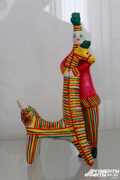 Филимоновская игрушка, Тульская область, 20-й век, глина.
