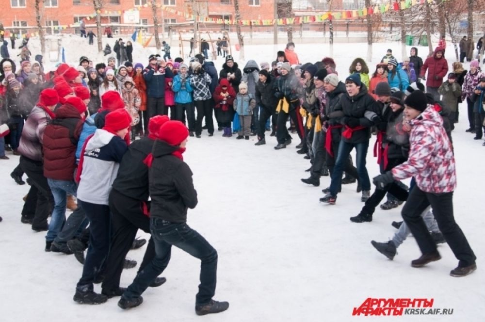 Масленица в Красноярске в 2013 году