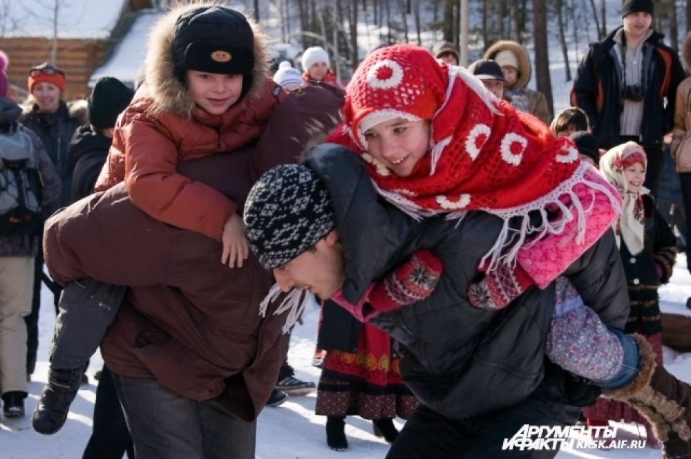 Масленица в Красноярске в 2012 году