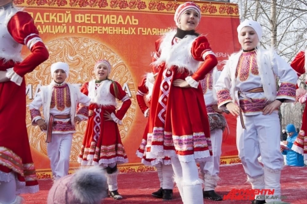 Масленица в Красноярске в 2014 году