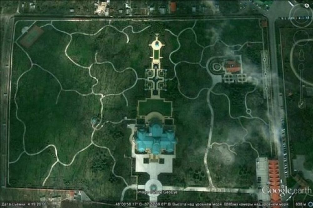 Имение Рината Ахметова в программе Google Earth