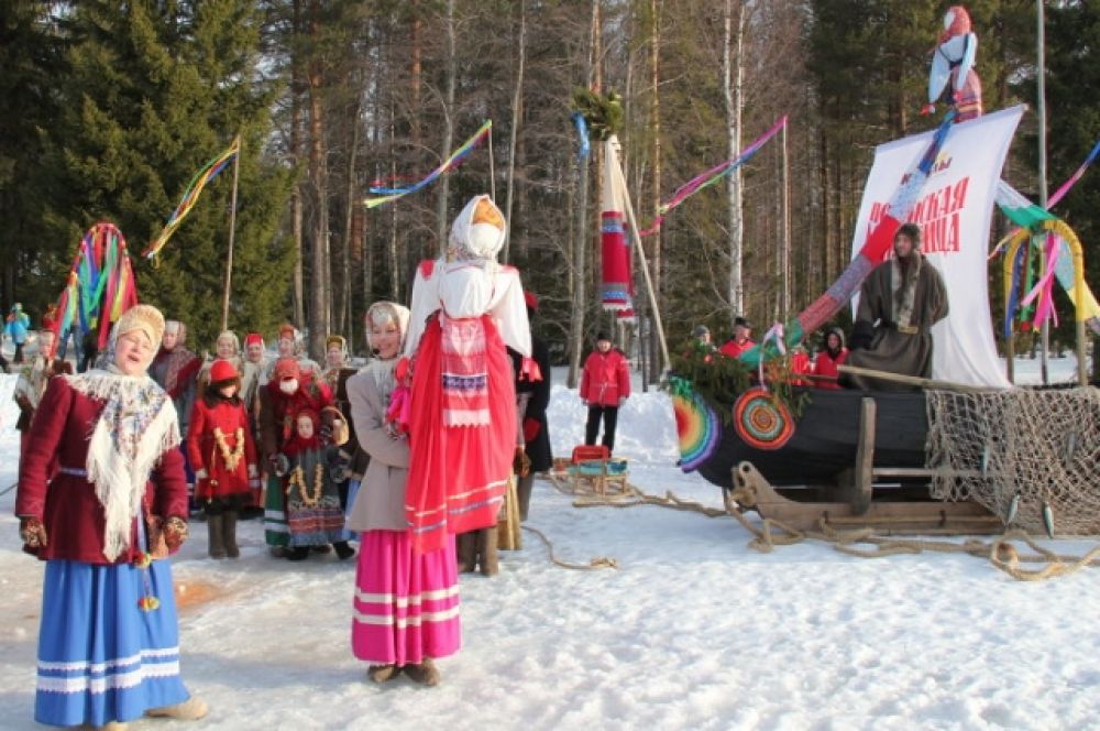 Чучело Масленицы.