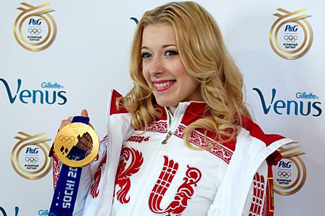 Екатерина Боброва в Олимпийском парке в Сочи.