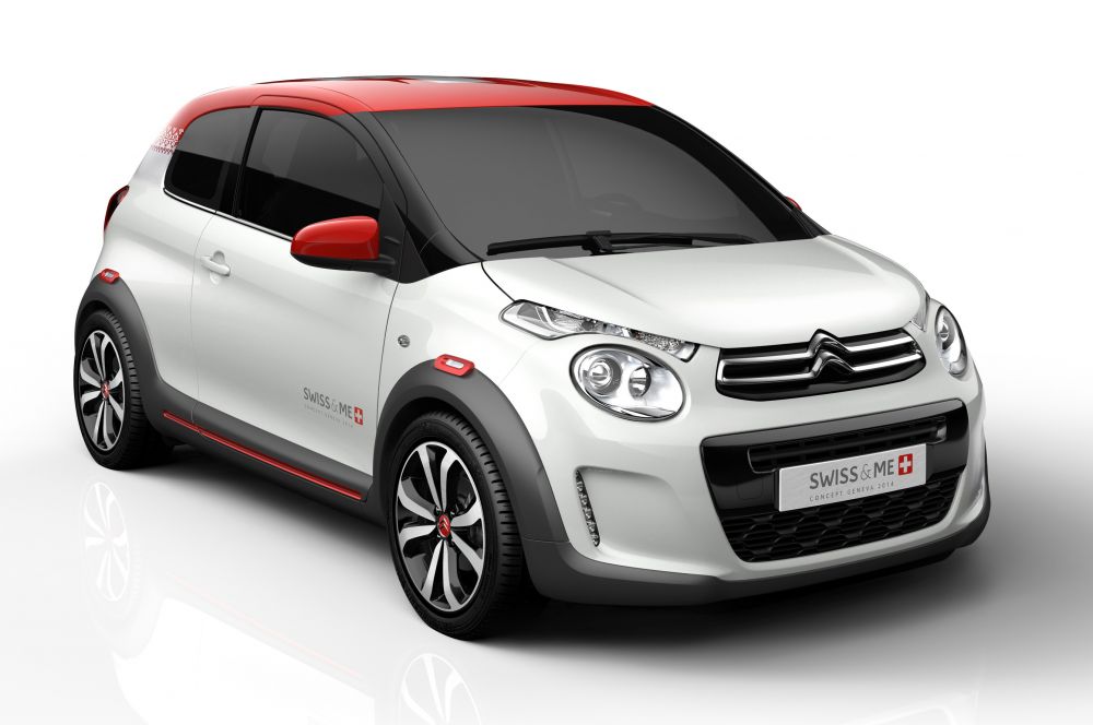 Citroen привёз в Женеву прототип вариации хэтчбека C1 – Swiss & Me. Новинка получила расширенные колёсные арки, новые колёсные диски и переработанный задний бампер.