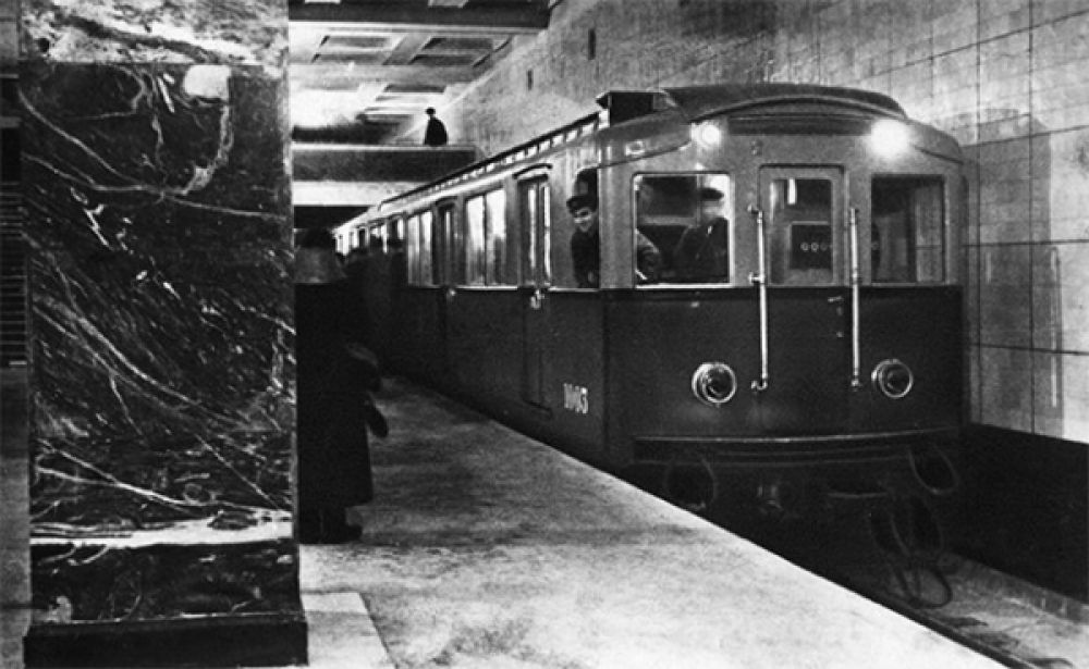 Станция метро «Сокольники», 1935 год.