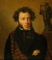 Самая известная работа Кипренского – портрет Александра Пушкина – датируется 1827 годом. На этом портрете поэт изображён в возрасте 28 лет.
