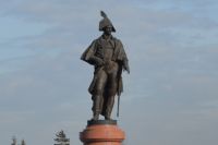 Памятник Николаю Резанову в Красноярске. 