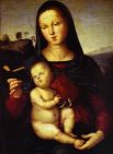 В 18 лет Рафаэль отправился на заработки в Перуджу и работал по заказу. Но уже в 1502-м художник возвращается в родной Урбино, где пишет свою первую Мадонну – «Мадонну Салли».