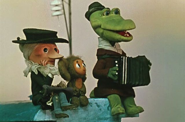 Кадр из мультфильма «Чебурашка и крокодил Гена». 1972 год.