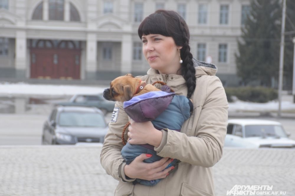 Омичи выступили в поддержку бездомных животных.