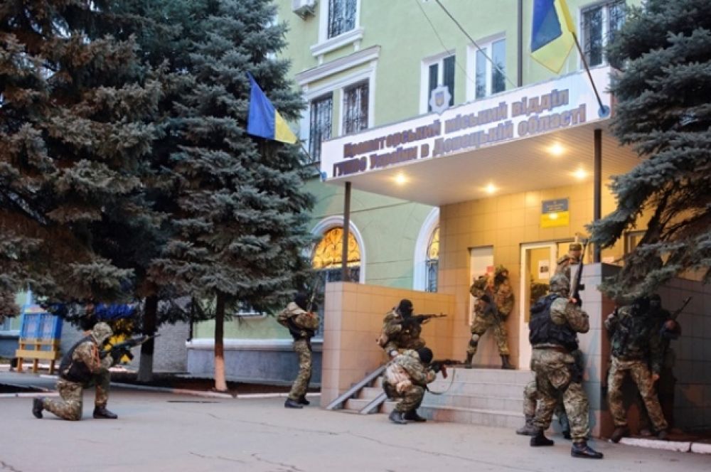 Сепаратисты в Краматорске
