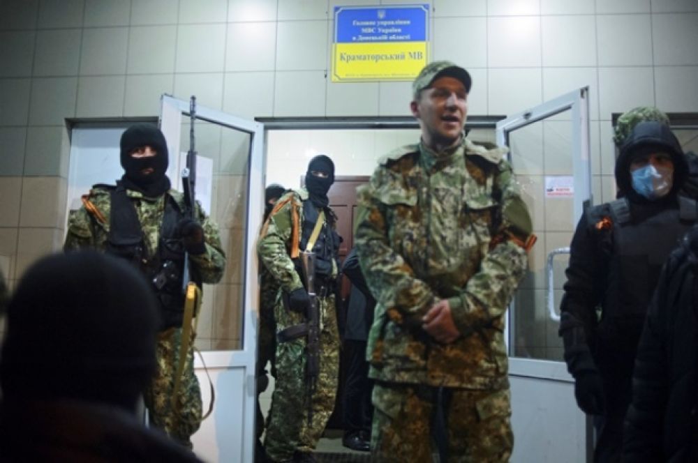 Сепаратисты в Краматорске