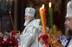 Патриарх Московский и всея Руси Кирилл проводит пасхальное богослужение в храме Христа Спасителя.
