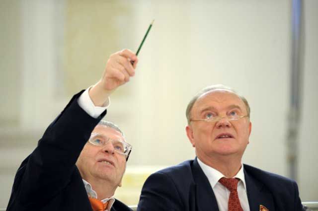 Владимир Жириновский и Геннадий Зюганов.