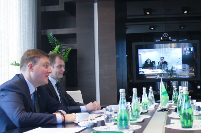 Андрей Турчак на встрече с Дмитрием Курдюковым