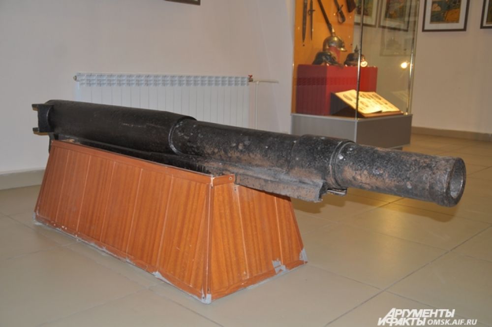 Выставка огнестрельного оружия в Краеведческом музее.