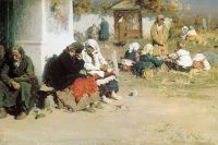 А. Е. Архипов. Радоница (Перед обедней). 1892 год.