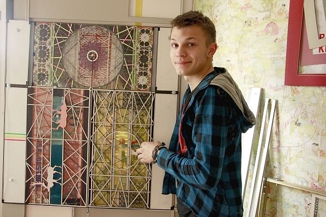 Никита Жданов учится в школе, но уже оставил заметный след в иркутской живописи.