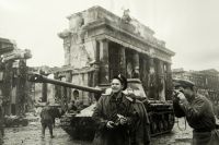 Советские войска в Берлине, 1945 год.