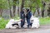 Блокпост сил АТО возле Славянска