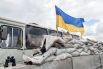 Блокпост сил АТО возле Славянска