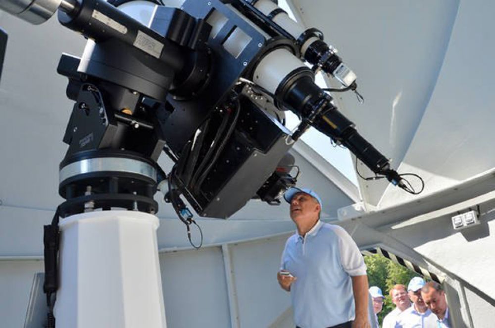 Телескоп в Казанском планетарии