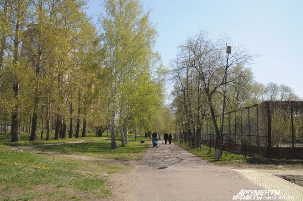 Весна в Омске.