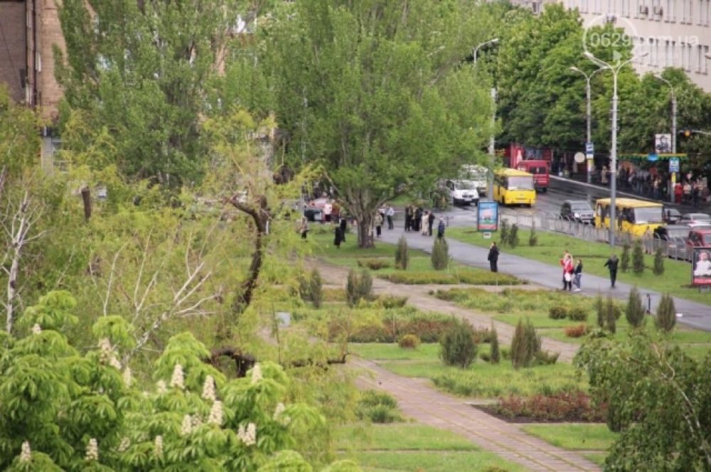 Активная фаза АТО в Мариуполе