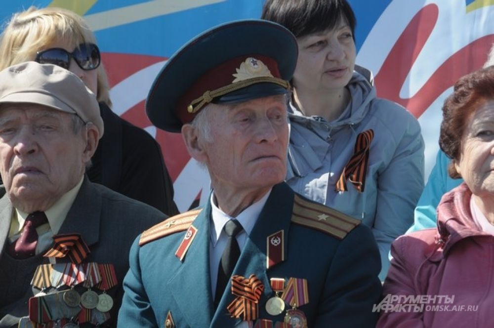 Парад Победы в Омске.