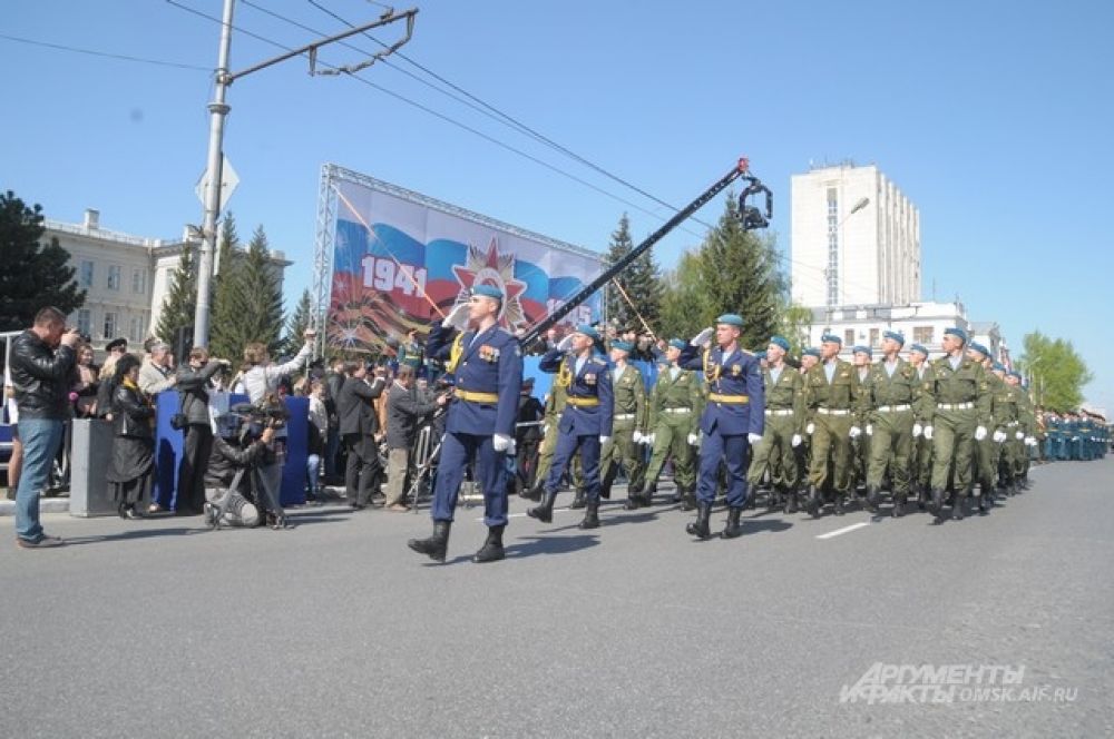 Парад Победы в Омске.