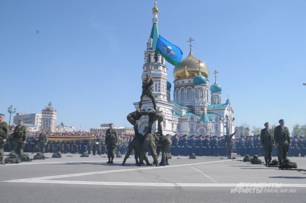 Парад Победы в Омске.